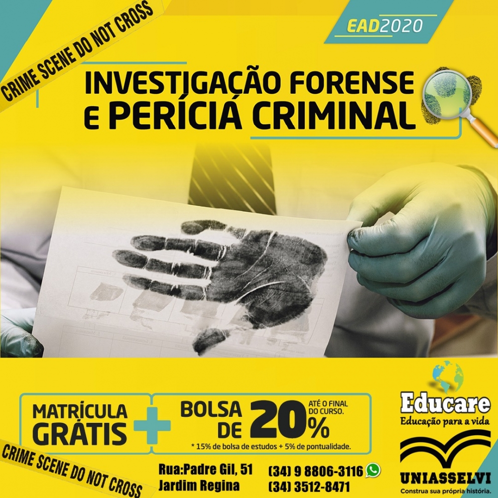 INVESTIGAÇÃO FORENSE E PERÍCIA CRIMINAL
